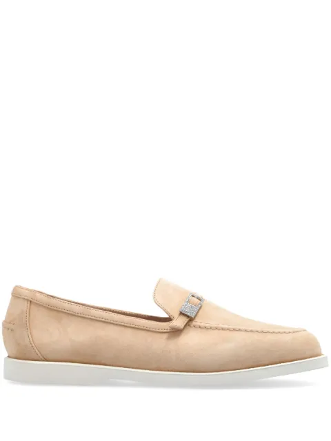 Le Silla suede loafers Neutrals 6132D020MGPPVEL