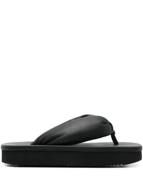 Rick Owens Hollywood flip flops Black RP01E7811LLP