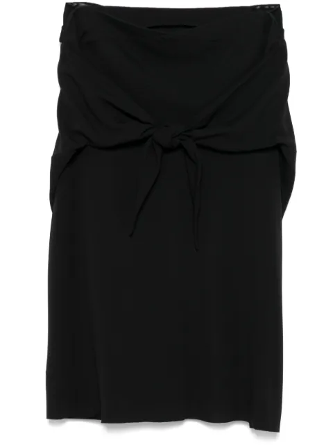 Rick Owens Strutter midi skirt Black RP01E7372Y