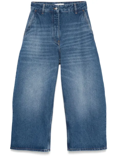 Studio Nicholson washed wide-leg denim jeans Blue CHALCO