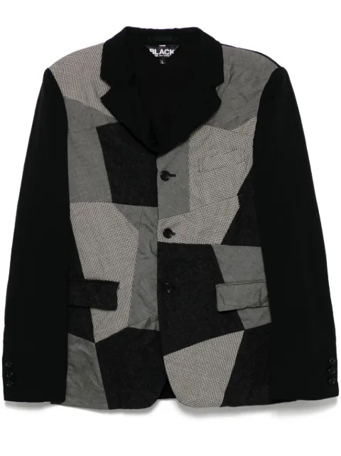 Black Comme Des Garçons panelled blazer Black 1OJ001052