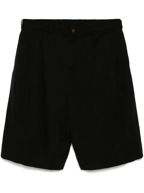 Black Comme Des Garçons tailored shorts Black 1OP003