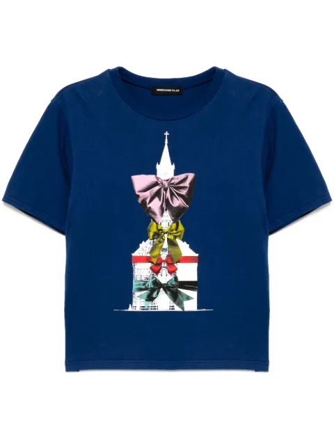 Undercover printed T-shirt Blue UC1E18913