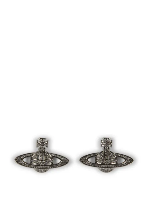 Vivienne Westwood mini Bas Relief earrings Silver 6202003302