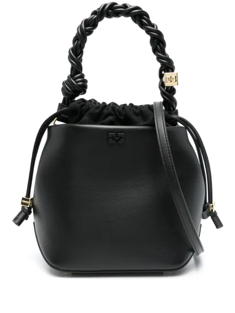 GANNI black Bou bucket bag Black A6934
