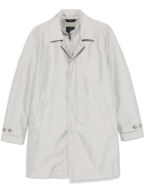 Fay layered coat Grey NAM62500030