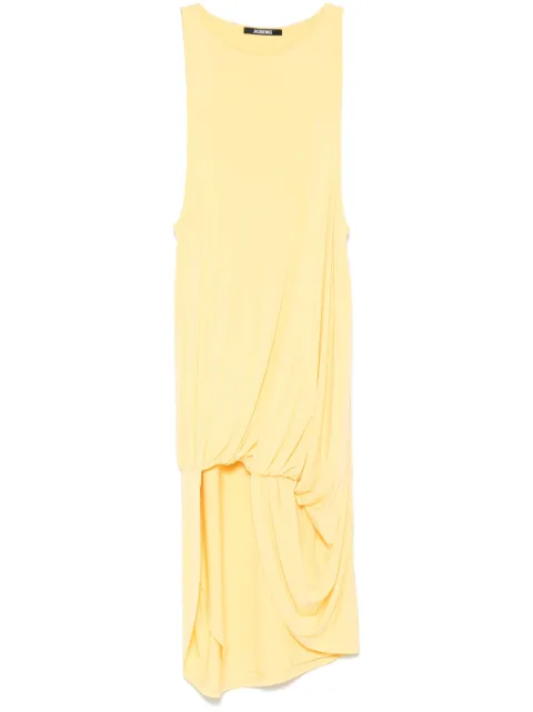 Jacquemus The Peplo mini dress Yellow 251DR2422381250