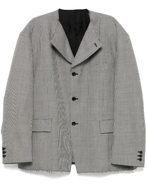 Black Comme Des Garçons single-breasted blazer Black 1OJ011052