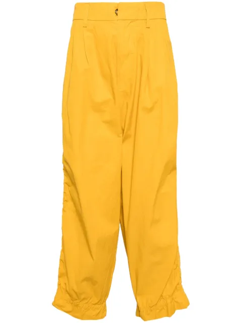 Kolor cotton tapered trousers Yellow 25SCMP09108