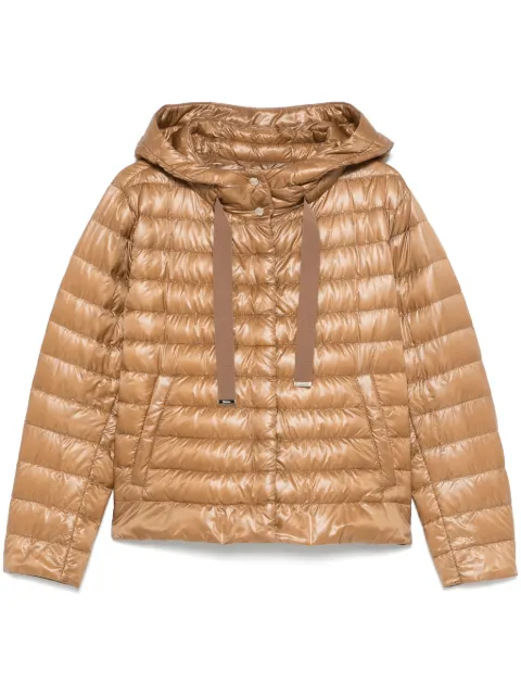 Herno hooded puffer jacket Brown PI001994D12017