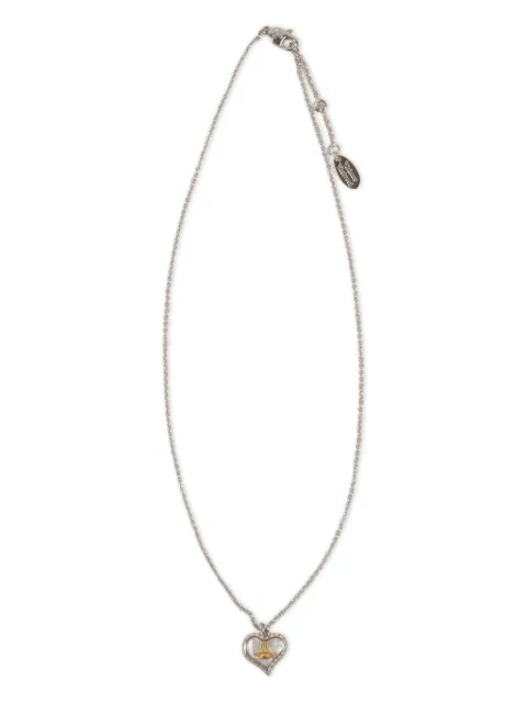 Vivienne Westwood heart-charm necklace Silver 6302010302