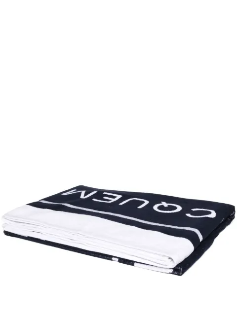 Jacquemus logo-jacquard beach towel White 255AC7376008
