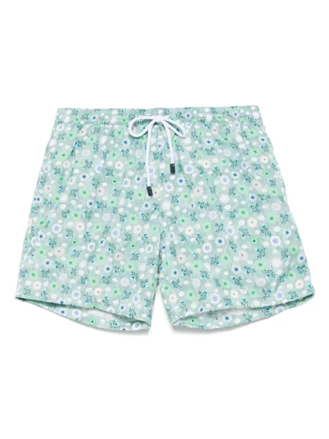 Barba floral-print swim shorts Green ENEA48600