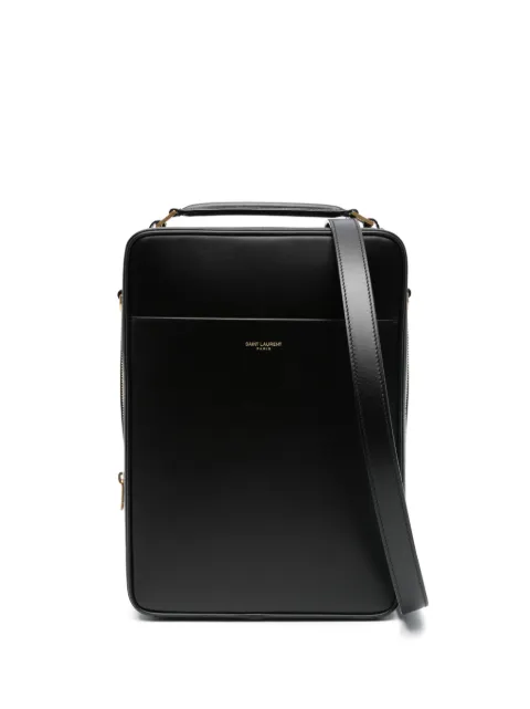 Saint Laurent leather messenger bag Black 8212652R20W