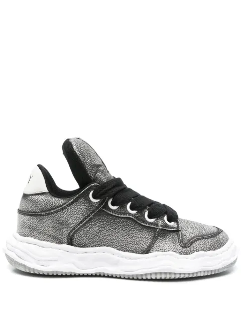 Maison MIHARA YASUHIRO leather sneakers Black A14FW732