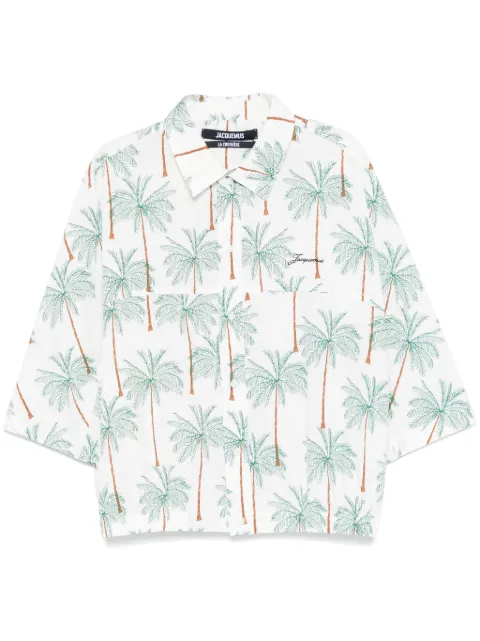 Jacquemus La Chemise Canevas shirt White 255SH1171677