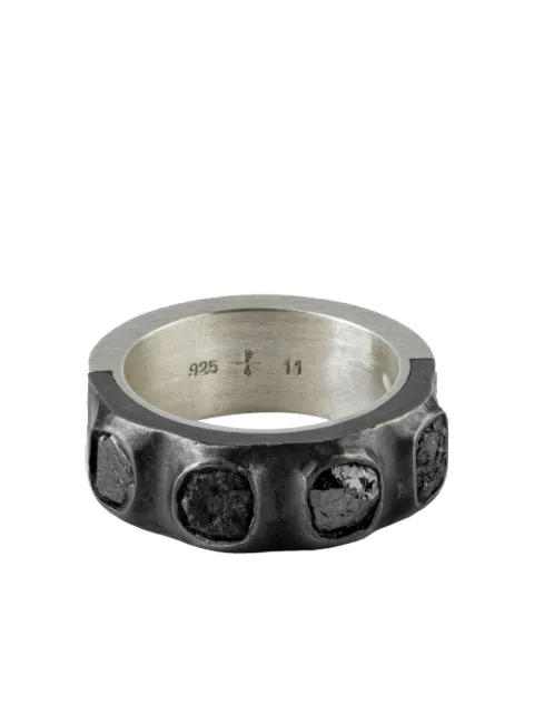 Parts of Four sterling silver Sistema diamond ring Silver 200119MAKAKFRDIA
