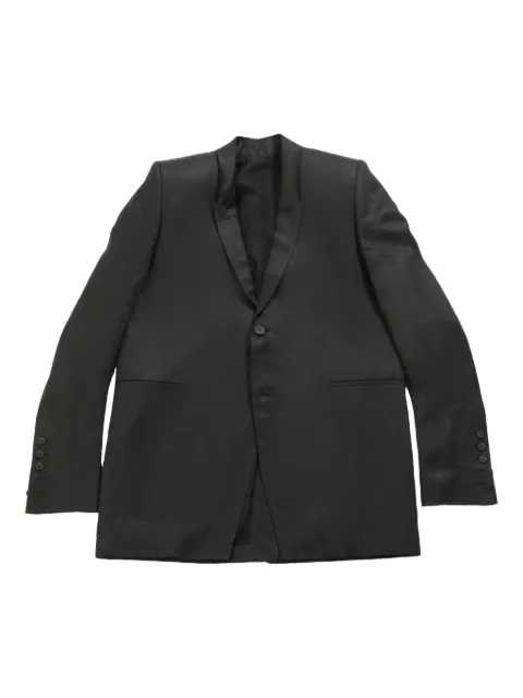 Rick Owens satin-finish blazer Black RR01E5736TWL