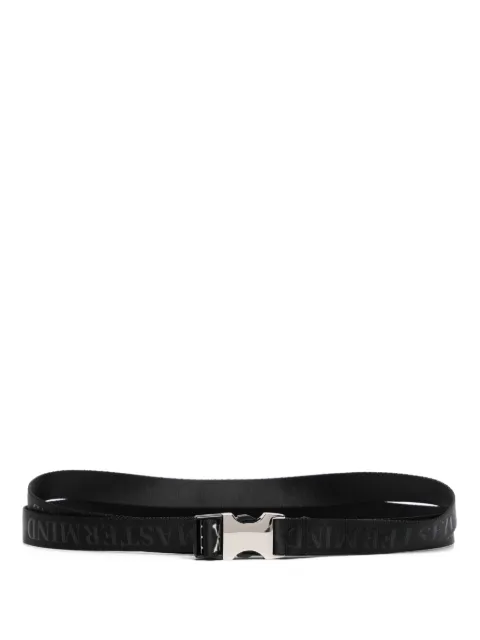 Mastermind World logo-print belt Black MW25S14BE001