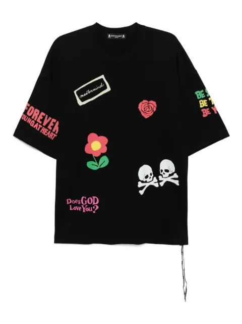 Mastermind Japan graphic-print T-shirt Black MJ25E14TS117