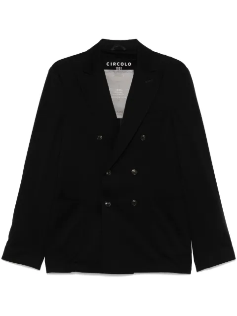 Circolo 1901 piqué blazer Black CN4662