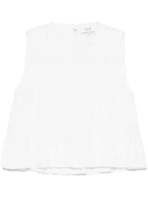 Sea Zora tank top White SS25064