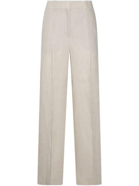 Incotex belt-loop palazzo pants Neutrals 173874D7058