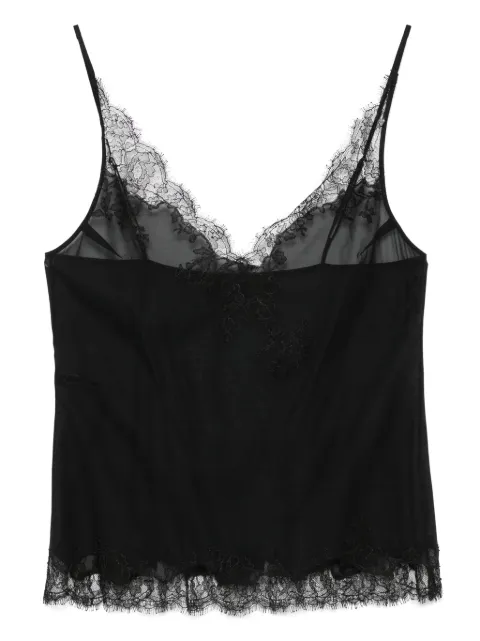 Carine Gilson Calais-Caudry lace camisole Black EL0818PMS25BLKBLK