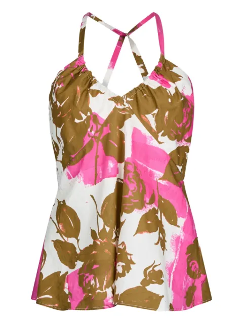 LIU JO floral-print top Pink WA5337T0072