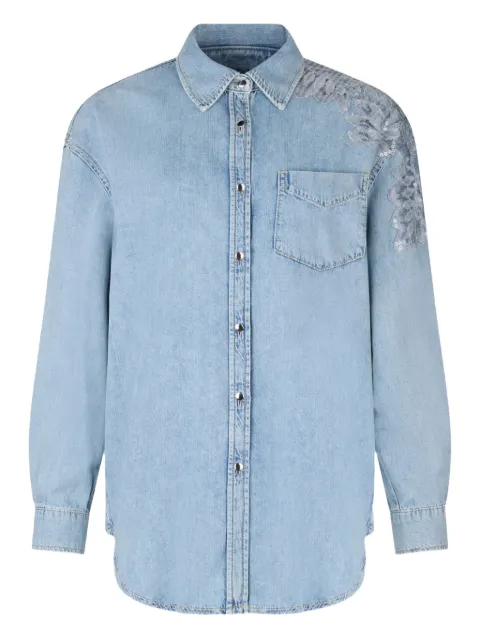 LIU JO denim shirt Blue UA5128D4851