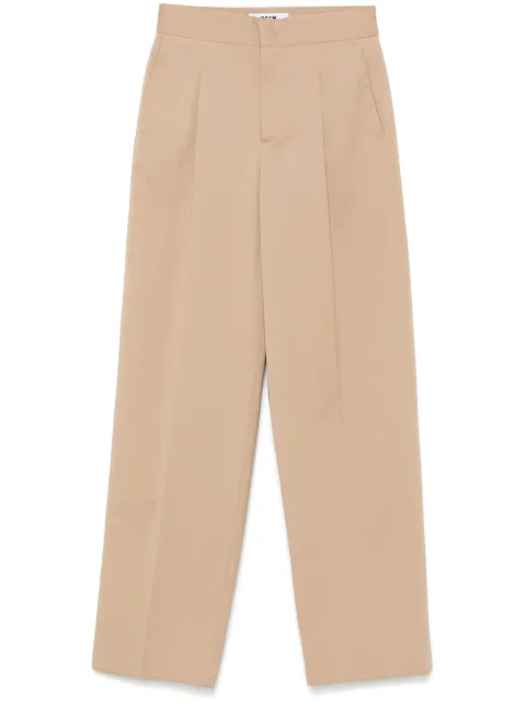 MSGM pleated trousers Neutrals 3841MDP20257138