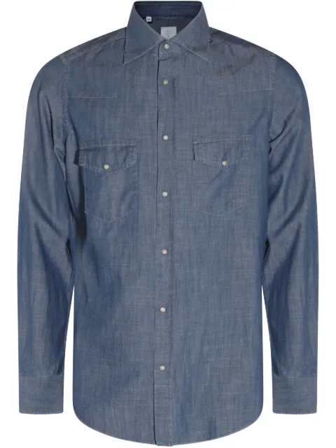 Eleventy denim shirt Blue K75CAMK02TES0K171