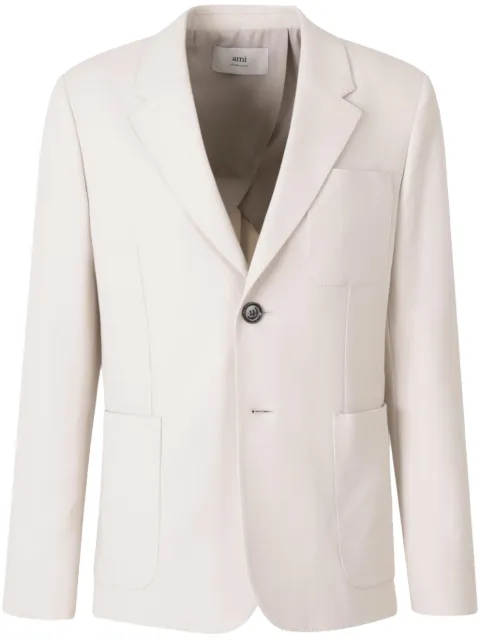 AMI Paris wool blazer Neutrals HBV108CO0106