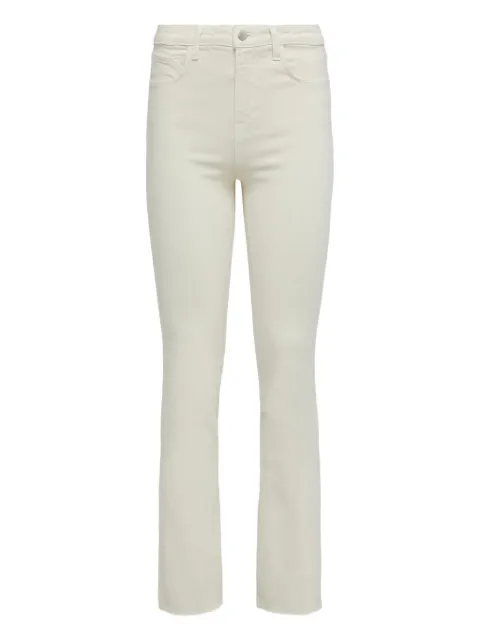 L'Agence raw-hem bootcut jeans White 2649ISKRVIWH