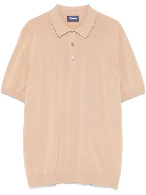 Drumohr cotton polo shirt Neutrals D0GN202
