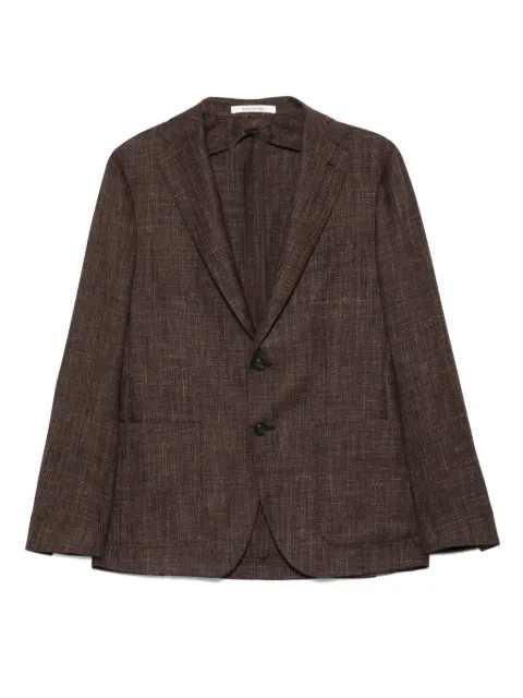 Tagliatore mélange-effect blazer Brown 1SMC22KPE520067U