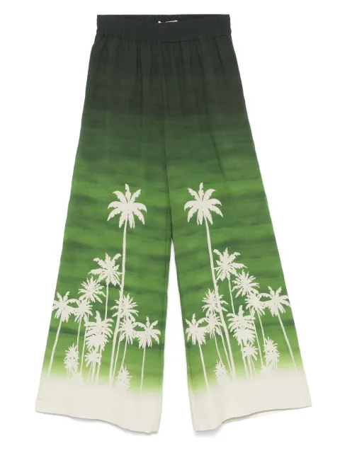 Maison La Plage Como flared trousers Green A105