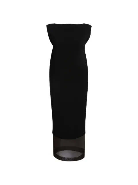 KHAITE Malik midi dress Black 9879439