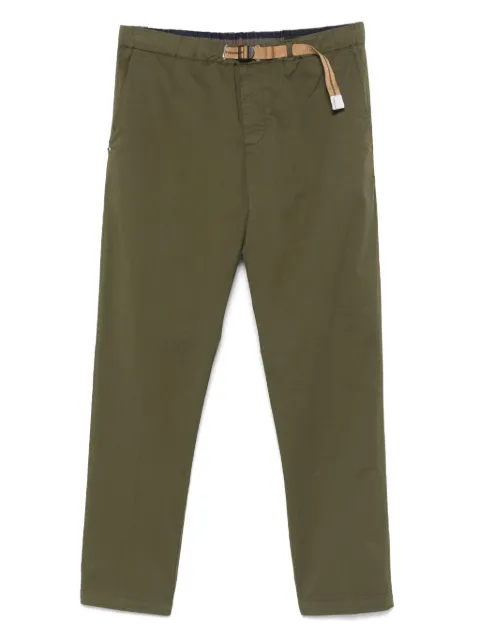 White Sand belted tapered trousers Green 25SU6617