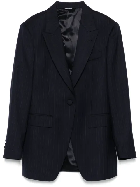 ERALDO pinstriped blazer Blue 08041217