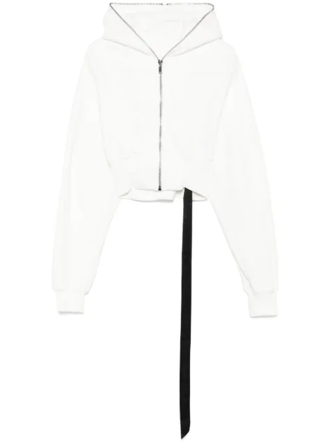 Rick Owens DRKSHDW Collage Gimp hoodie White DS01E3233F