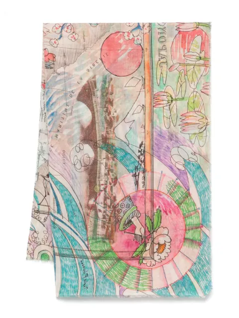 Faliero Sarti Japan scarf Pink 2090