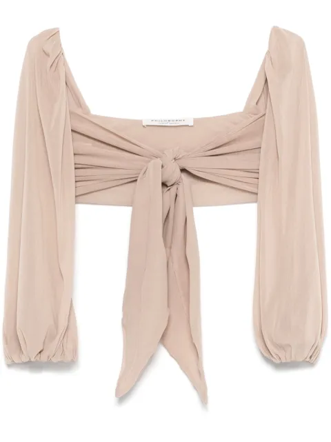 Philosophy Di Lorenzo Serafini sweetheart-neck top Neutrals A02172118