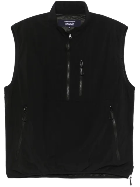 Comme des Garçons Homme vent-detail gilet Black HOV002