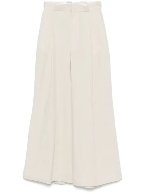 Maison Margiela pleat-detail trousers Neutrals S51KA0601M35289