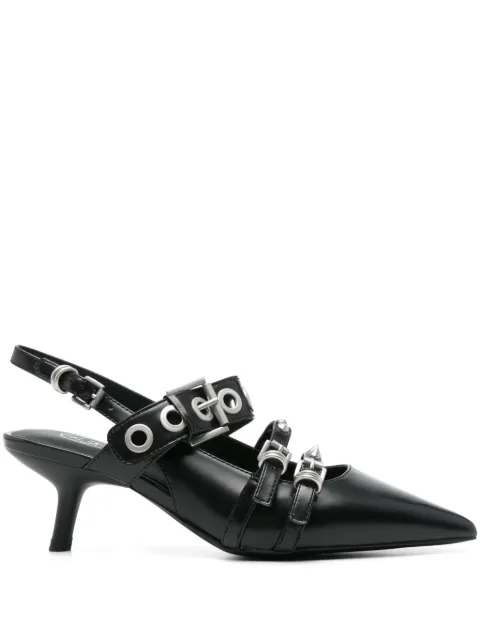 Ash 50mm Babel pumps Black S25BABEL