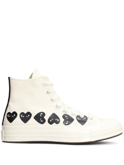 Comme Des Garçons Play x Converse Chuck 70 multi-heart sneakers Neutrals A08148C