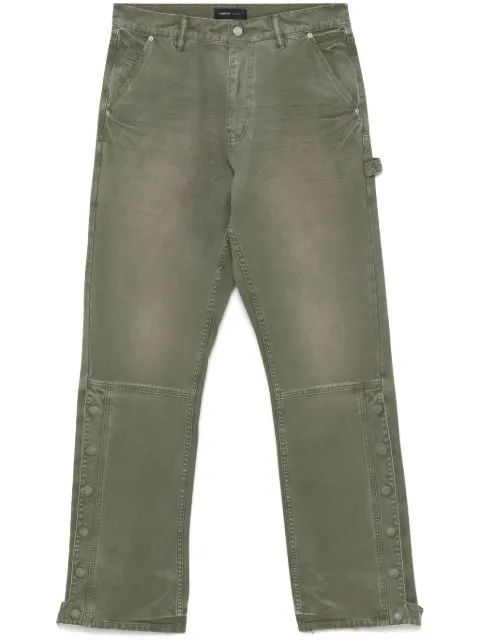 Purple Brand snap carpenter trousers Green M5005CTMI225