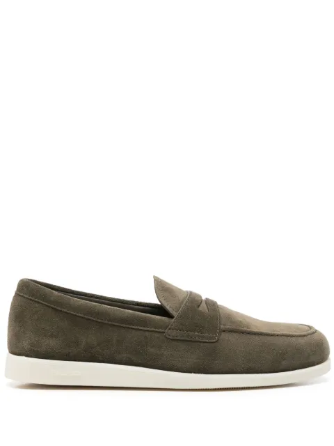 Church's Saddle suede loafers Green EDB1499CAF0AQS