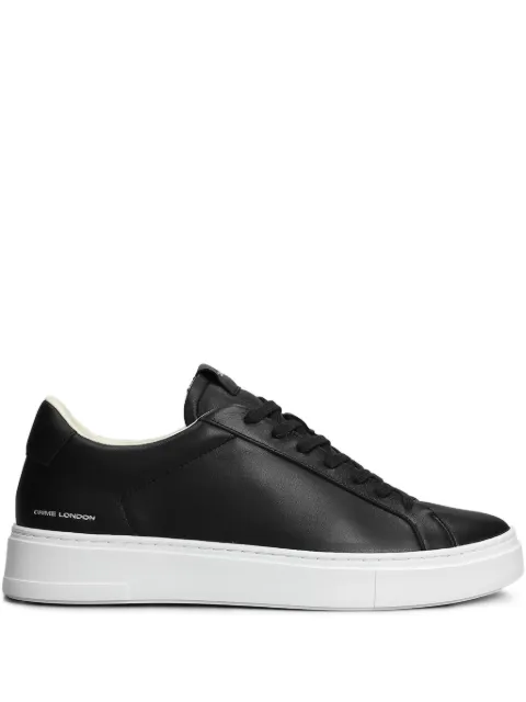 Crime London leather low-top sneakers Black 13471PP4